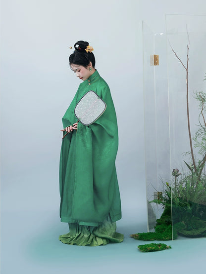 Shangyao Retreat Series FIVE Green Ming Hanfu