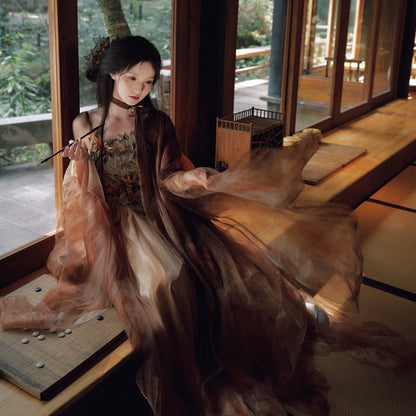 Timeless Fragrance Series Dead-Leaf Butterfly Hanfu