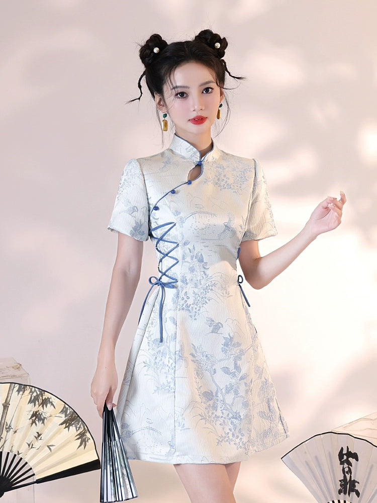 New Chinese Style Cheongsam Qipao Girlish Dressy Casual 52