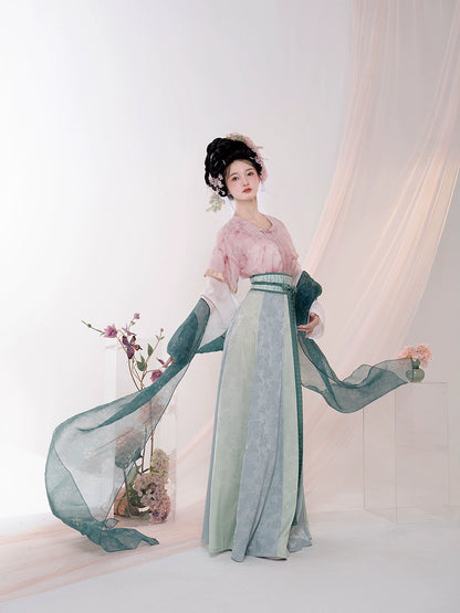 Lookbook Series Underglaze Red Autumn Tang Hanfu