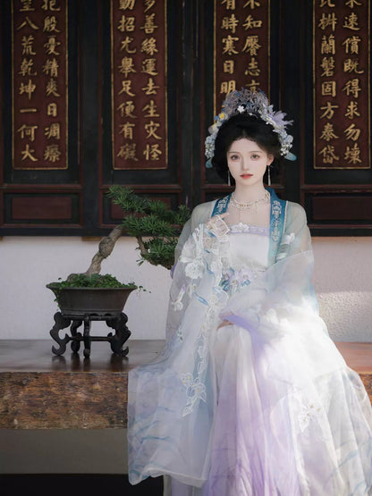 Cloud-Kissing Nature Series Silk Dynasty Song Hanfu