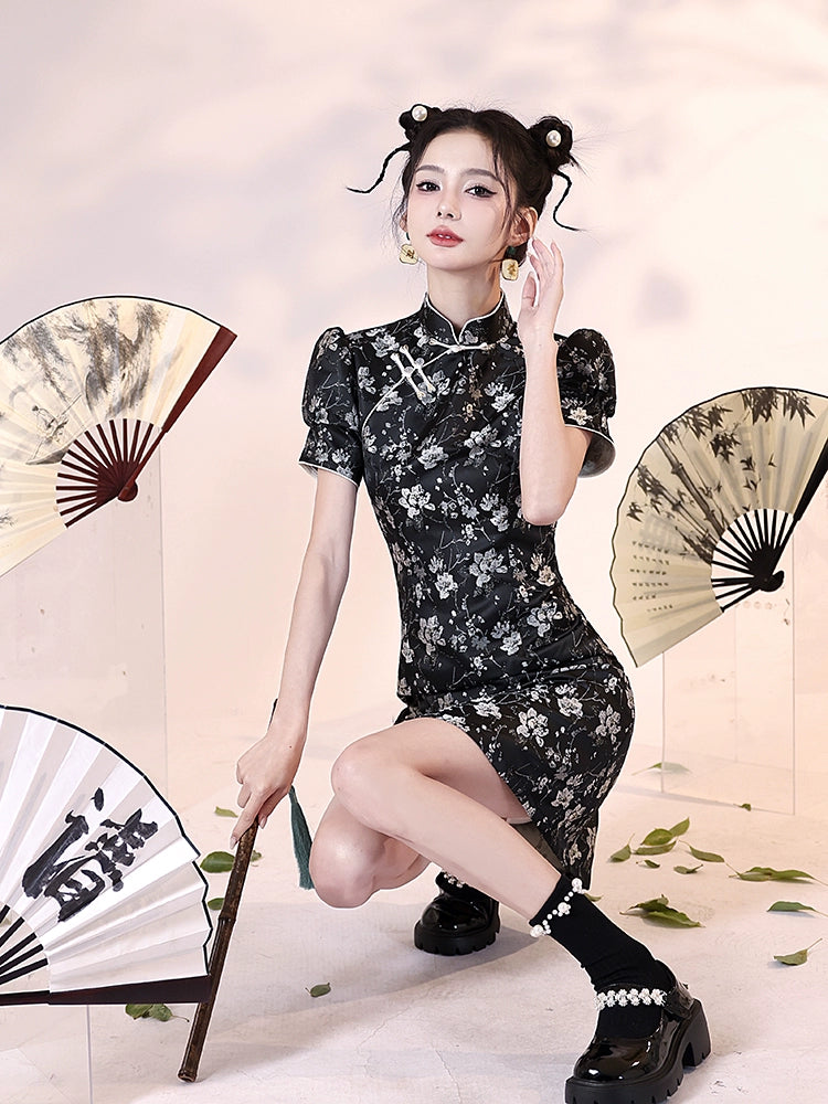 New Chinese Style Cheongsam Qipao Girlish Dressy Casual 18