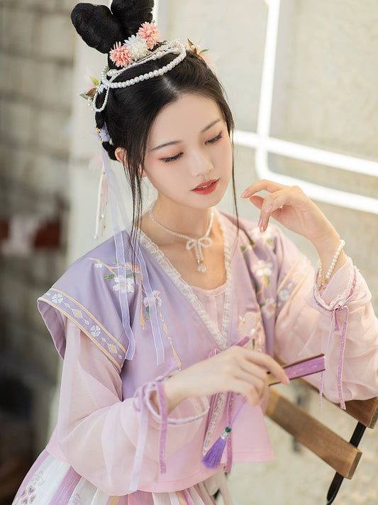 LOOKBOOK SERIES New Chinese Long-Sleeved Shirt Hanfu