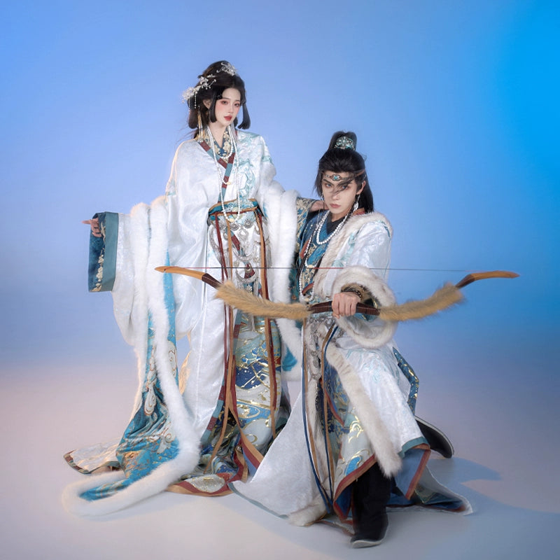 Ethereal Dreamscape Series Supreme Hanfu-Draconive Frostscale