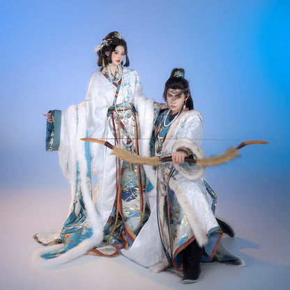Ethereal Dreamscape Series Supreme Hanfu-Draconive Frostscale
