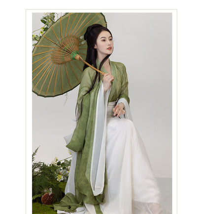 Wei and Jin Dynasties 烟雨 bapo Daxiuru Skirt Hanfu Dress