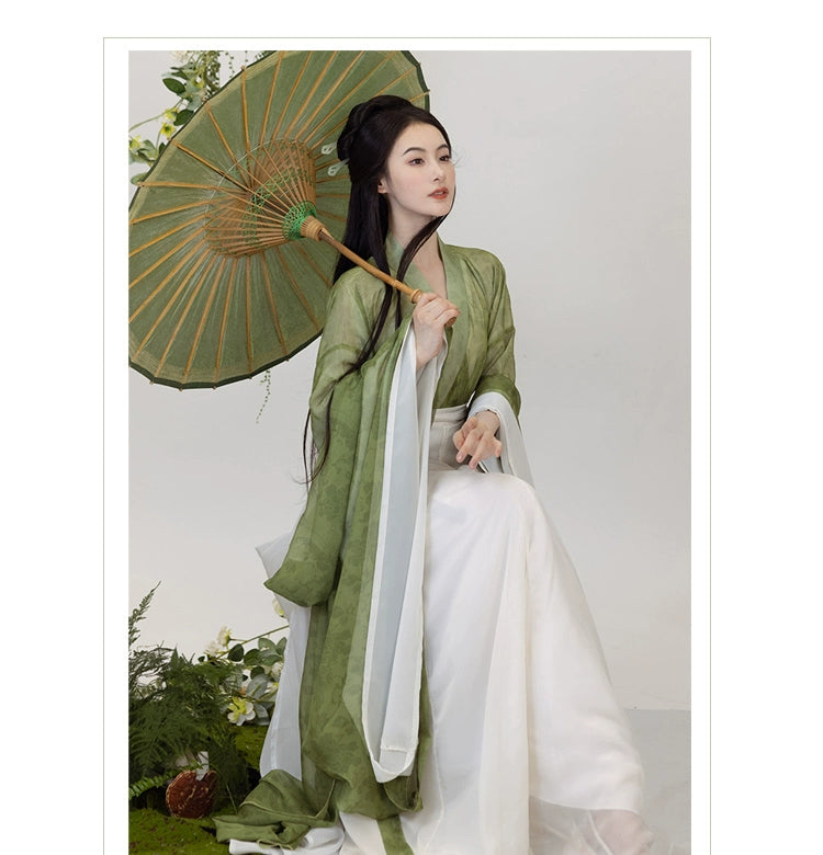 Wei and Jin Dynasties 烟雨 bapo Daxiuru Skirt Hanfu Dress