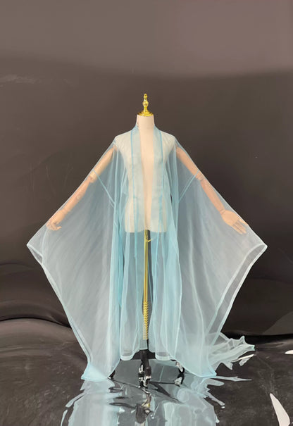 Haute Couture Series Woven Fabric Embroidered Hanfu Qing Huan Frostvulp Tang