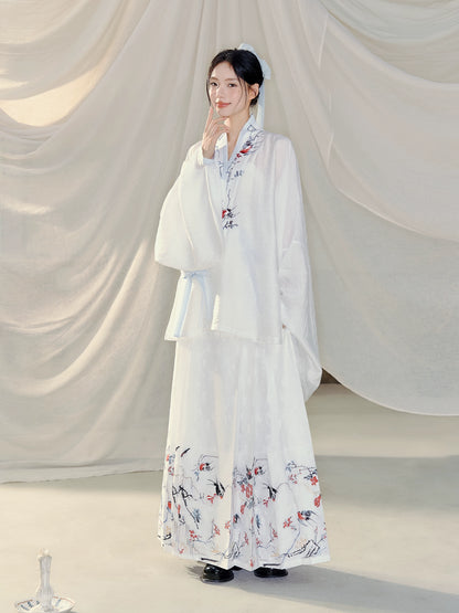 Lookbook Series Strings High-Grade Fabrics Ming Dynasty Hanfu Dress