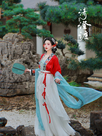 Costume Series Hanfu Dance Skirt White Dew