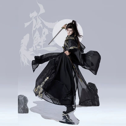 Male & Unisex Series Hanfu White Mystery