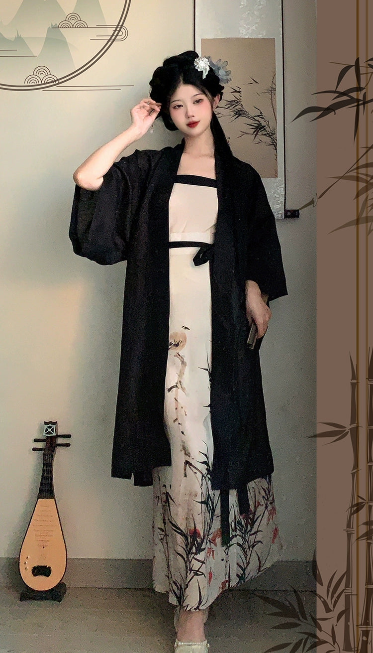 Lookbook Series Summer Autumn Hanfu Drawing Screen