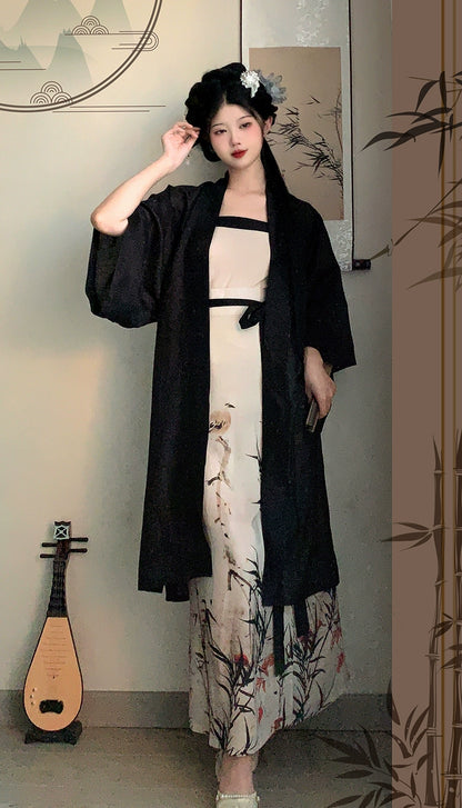 Lookbook Series Summer Autumn Hanfu Drawing Screen