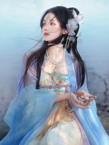 Cloud-Kissing Nature Series Goldfish Osmanthus Tang Hanfu