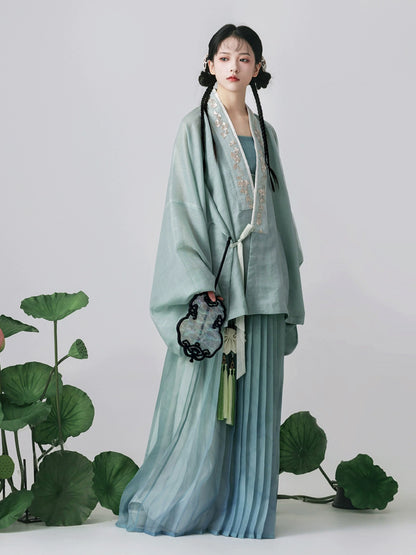 Shangyao Retreat Series Blue Ming Hanfu