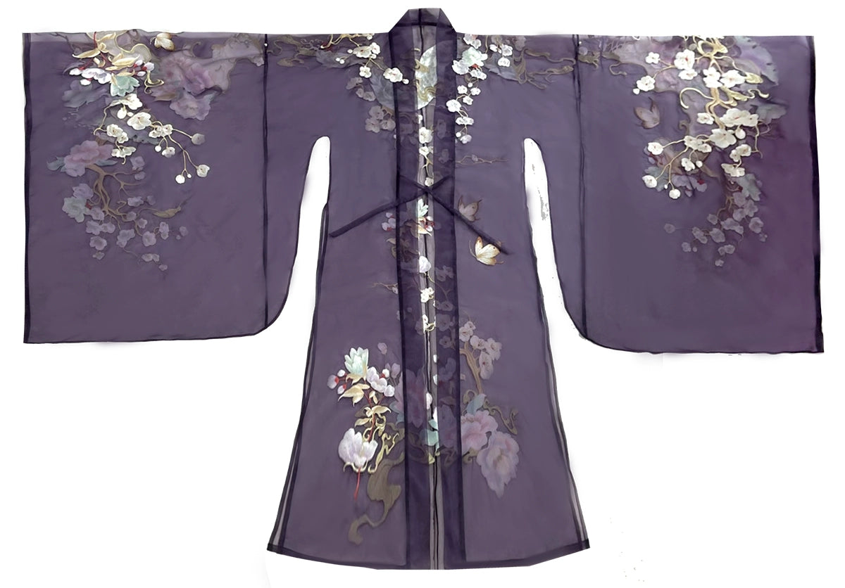 Haute Couture Series Woven Fabric Embroidered Qing Huan Fusu Warring States Robe