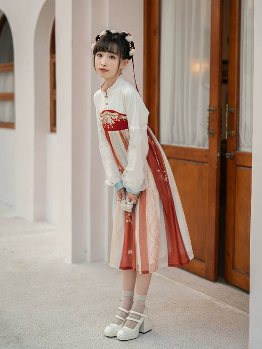Yan Zhi Xiang Xue : Floral-Cryo Skirt