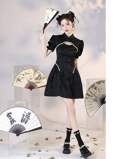 New Chinese Style Cheongsam Qipao Girlish Dressy Casual 40