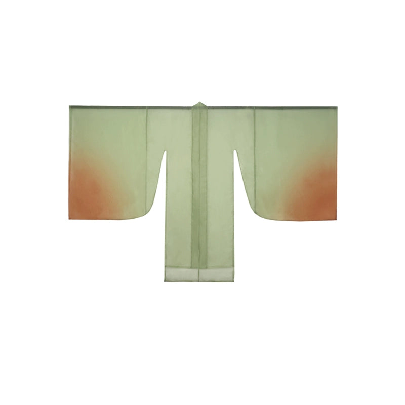 Shangyao Retreat Series Green Gradient Song Hanfu