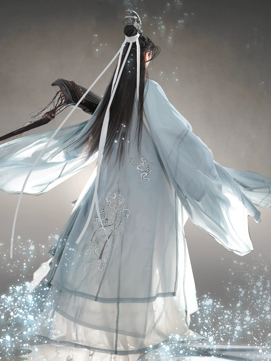 Male Hanfu Song Dynasty Mountain Stream