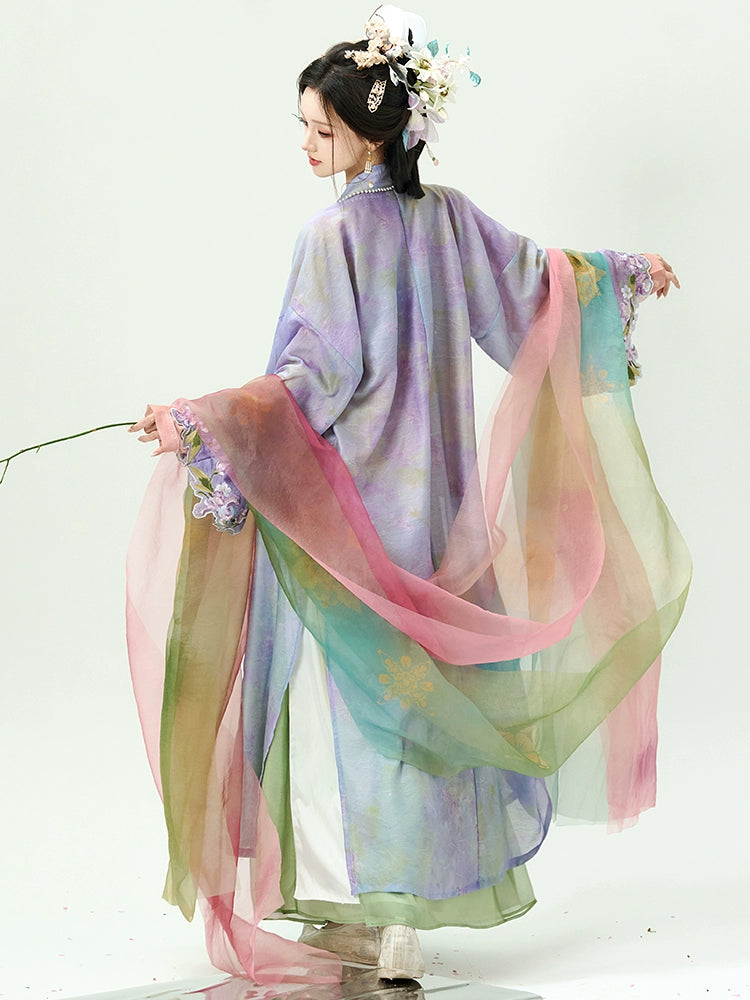 Bestie Series Wall Iris Song Dynasty Hanfu