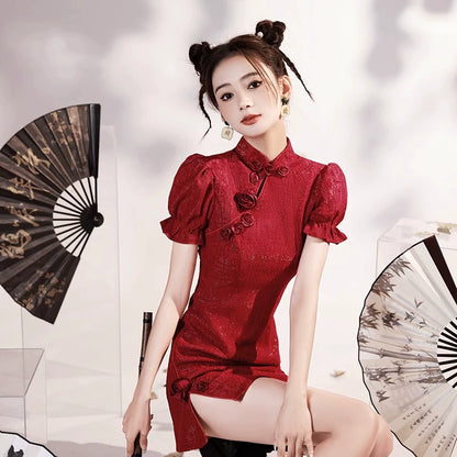 New Chinese Style Cheongsam Qipao Girlish Dressy Casual 2