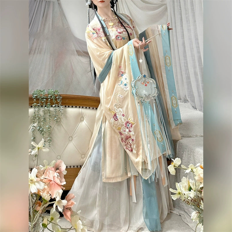 Lookbook Series 2025 Hanfu Emerald Pink Jade Beige