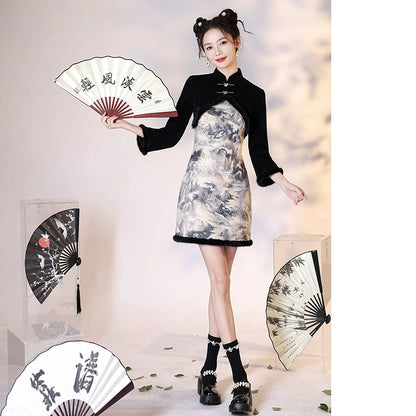 New Chinese Style Cheongsam Qipao Girlish Dressy Casual 15