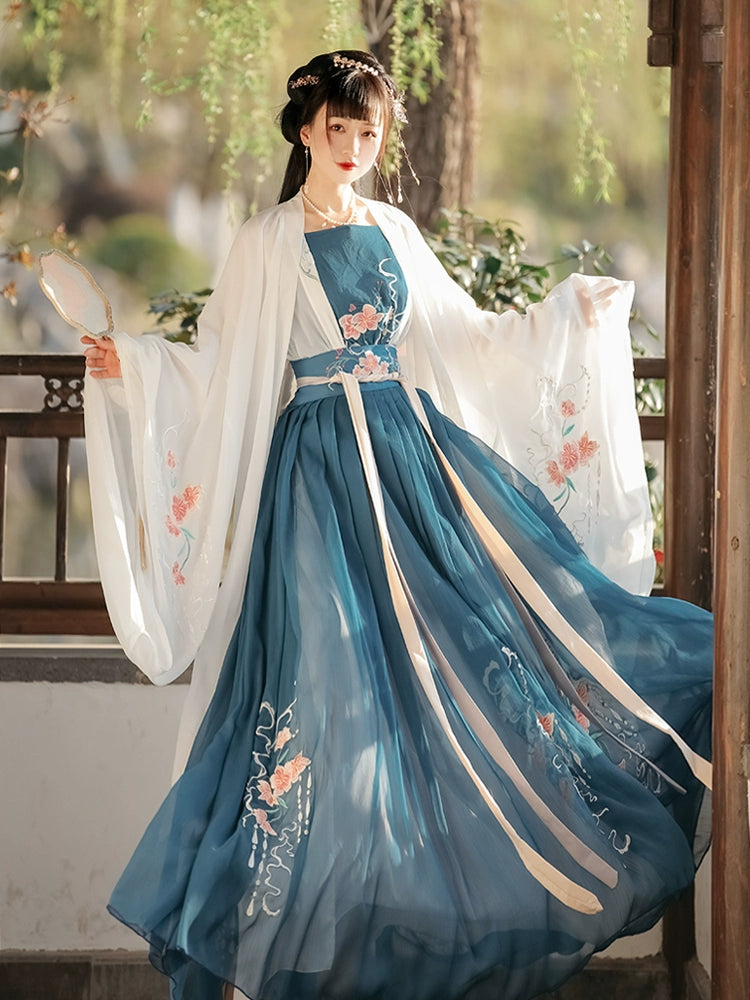 Song Dynasty Three-piece Waist COLLAR Skirt Dress