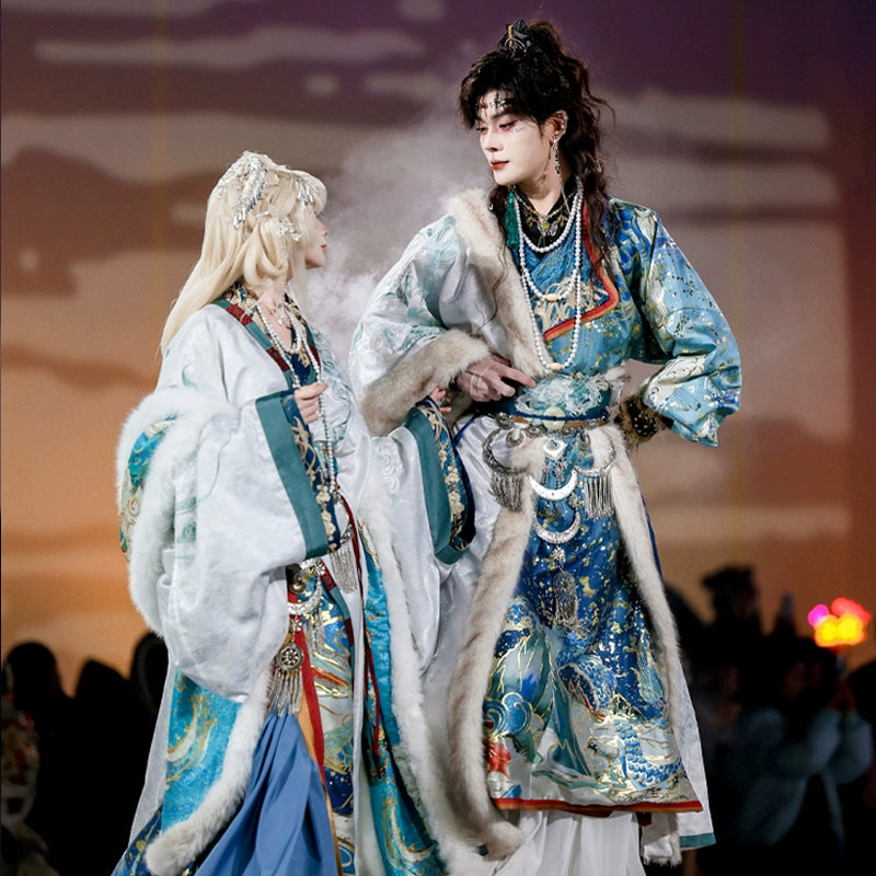 Ethereal Dreamscape Series Supreme Hanfu-Draconive Frostscale