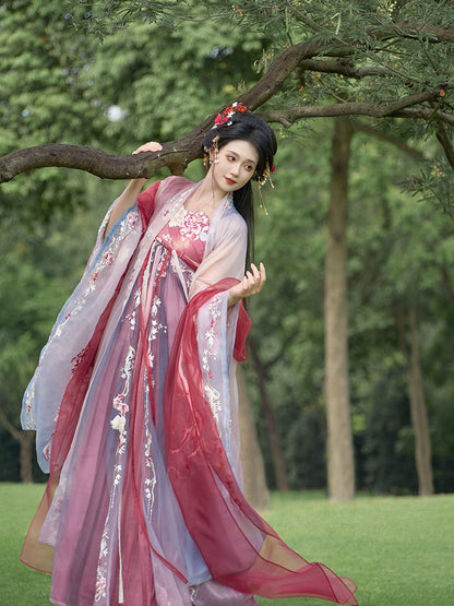 Ethereal Dreamscape Series Supreme Hanfu-Fox's Spring Awakening