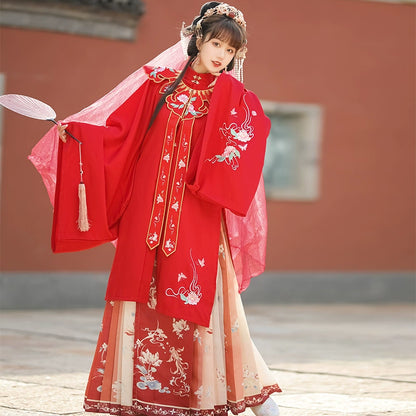 LOOKBOOK SERIES Ming Dynasty Horse Face Skirt Wedding Set