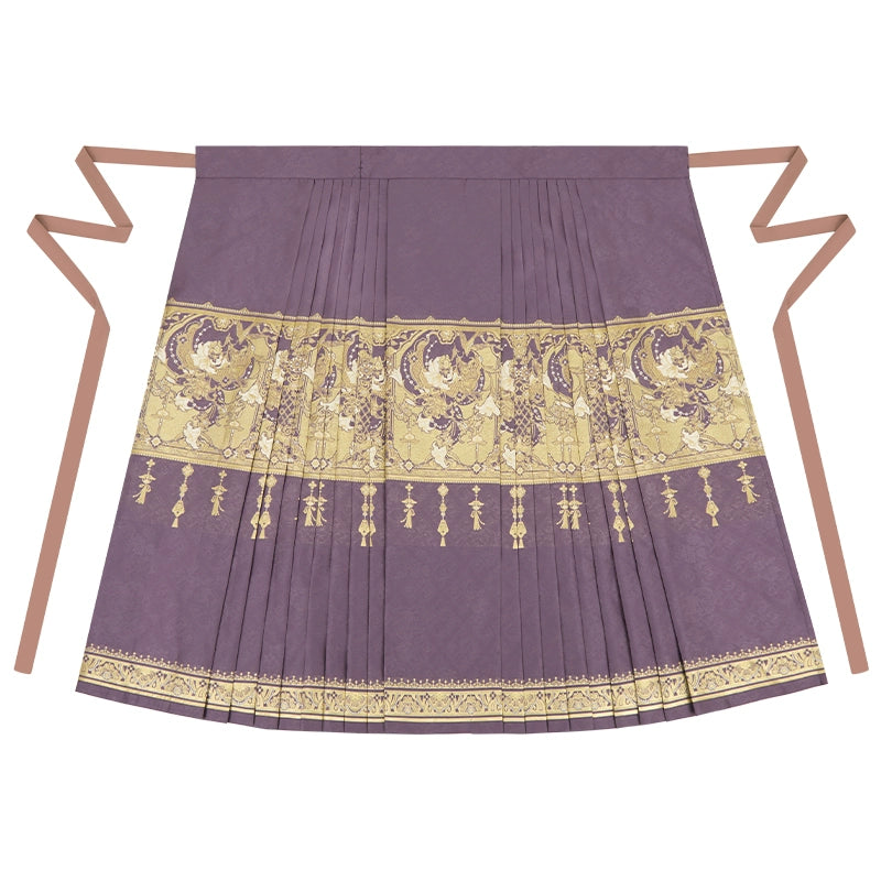 Ziyou Jinshuang : Amethyst Glaze Goldfrost