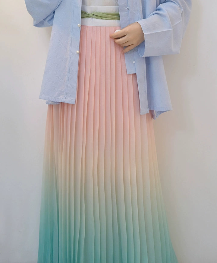 Lookbook Series Half Peach Summer Autumn Modern Hanfu