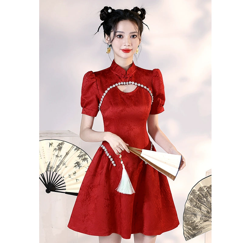 New Chinese Style Cheongsam Qipao Girlish Dressy Casual 50