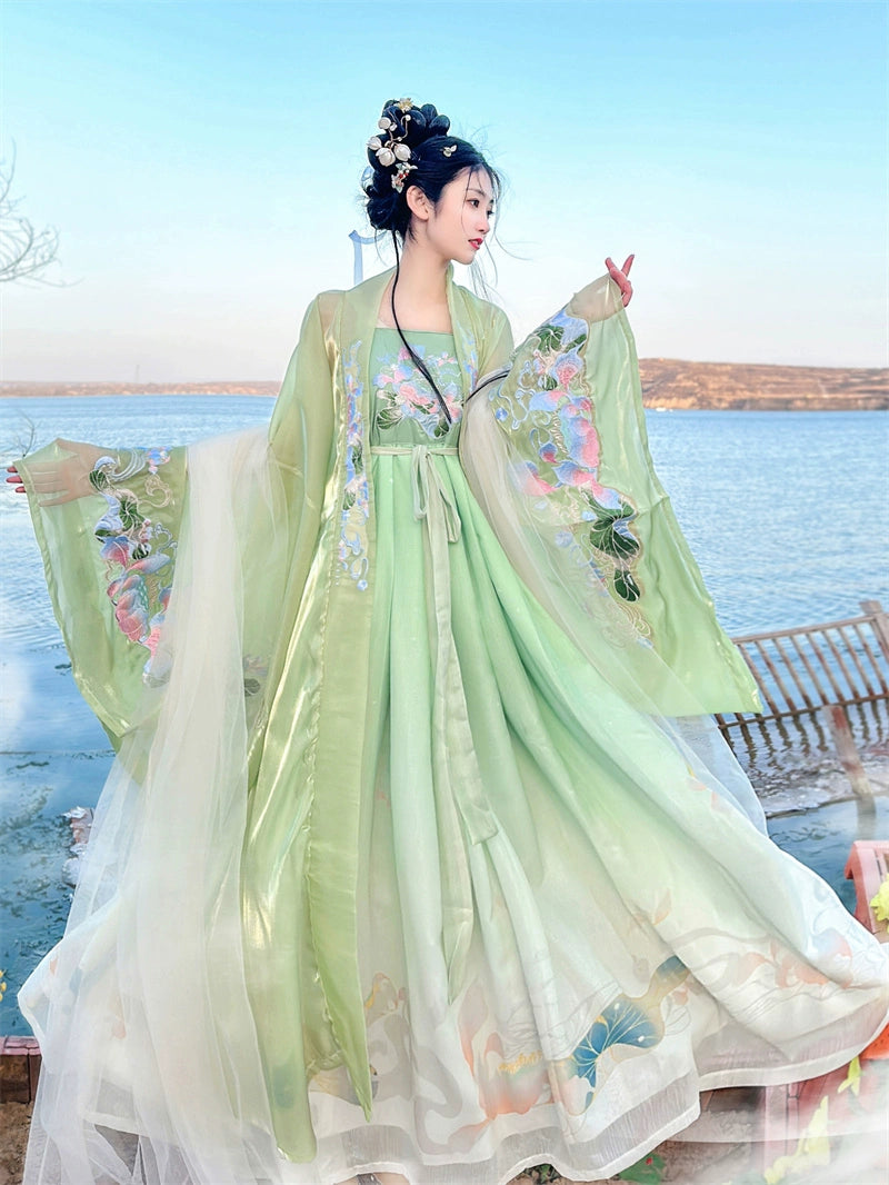 LOOKBOOK SERIES Tang Dynasty Fairy-Sleeved Shirt Hanfu