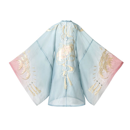 Nishang Fenghua : Nishang Fenghua-Large Sleeve Shirt