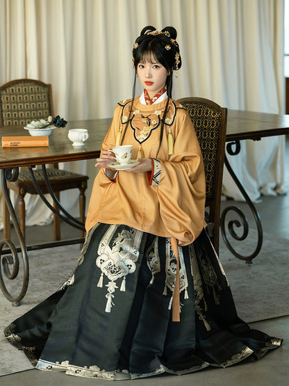 Mu Dan Shuang Shu : Asymmetric Petal Skirt