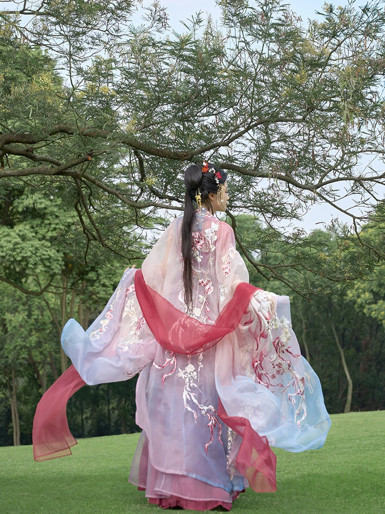 Ethereal Dreamscape Series Supreme Hanfu-Fox's Spring Awakening