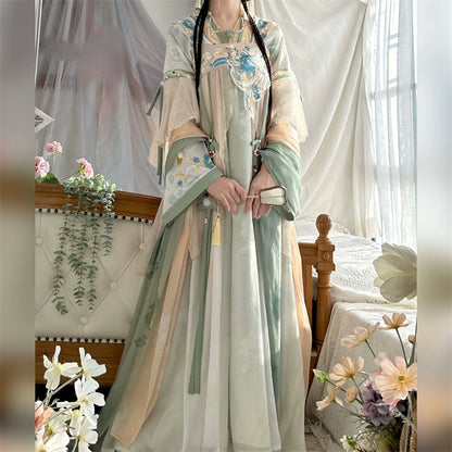 Lookbook Series 2025 Hanfu Emerald Blue Jade Green