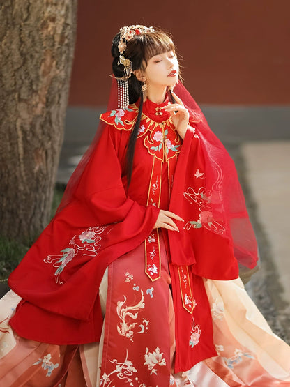 LOOKBOOK SERIES Ming Dynasty Horse Face Skirt Wedding Set