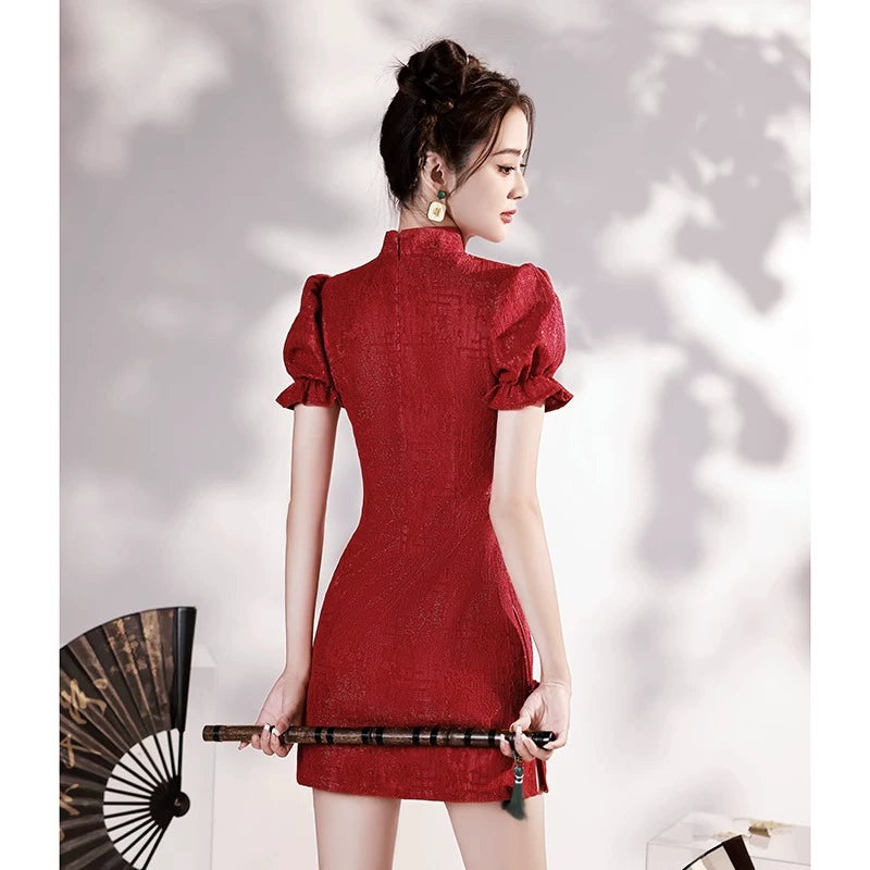 New Chinese Style Cheongsam Qipao Girlish Dressy Casual 2