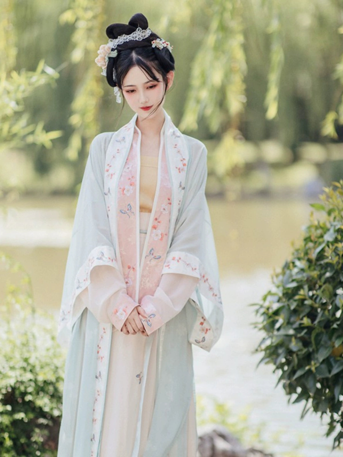 LOOKBOOK SERIES Song Dynasty White Hanfu