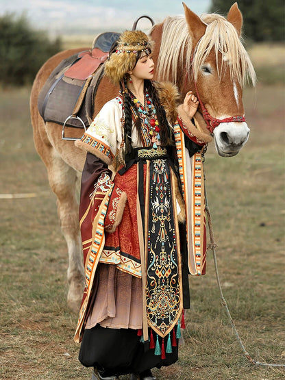 Lookbook Series Exotic Tibet Winter Hanfu