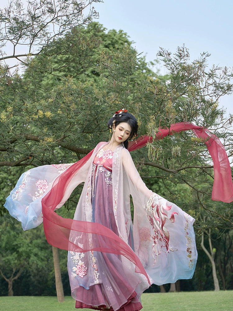 Ethereal Dreamscape Series Supreme Hanfu-Fox's Spring Awakening