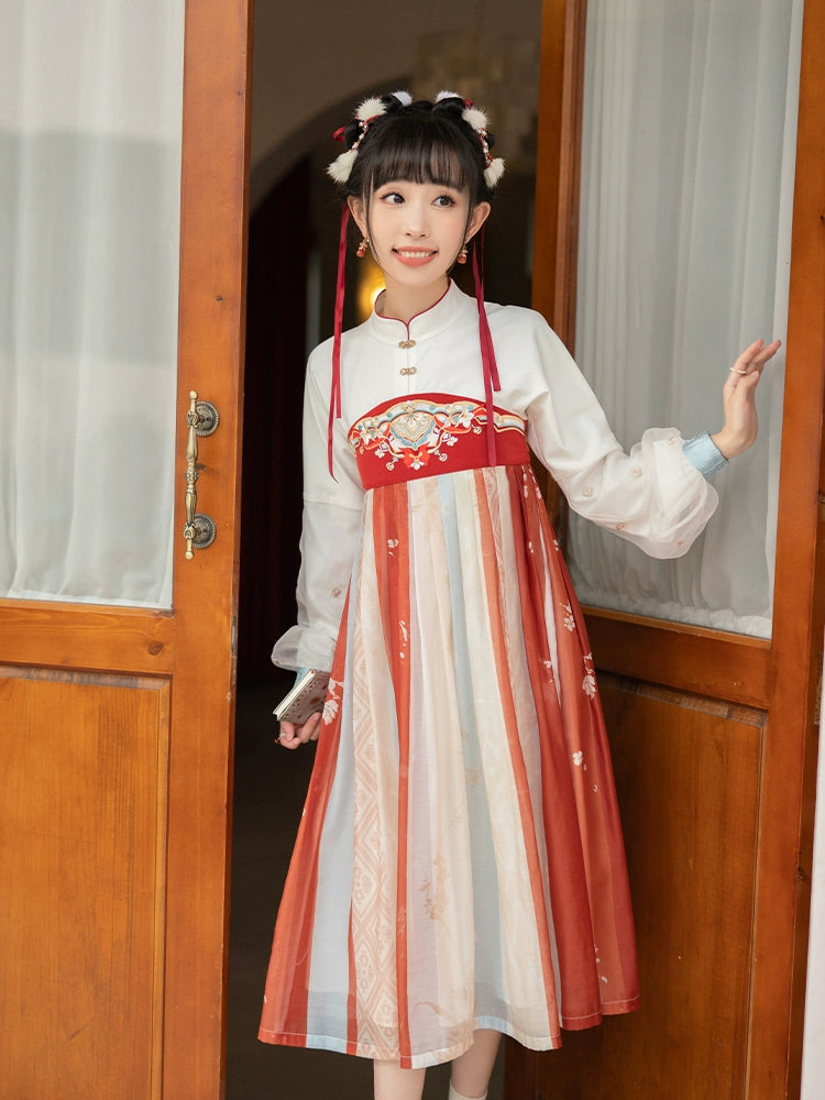 Yan Zhi Xiang Xue : Floral-Cryo Skirt
