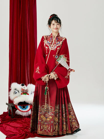 Hanshang Hualian Ming Modern Hanfu Splendid New Feast