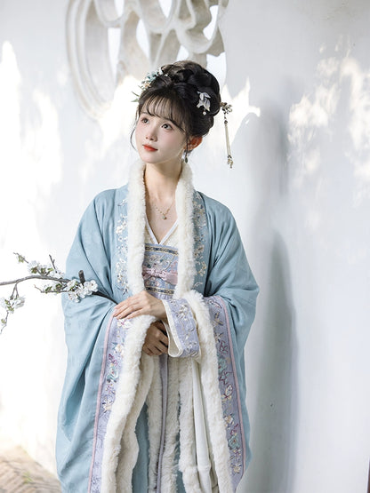 Mountain-View Qiao Series New Chinese Hanfu Snow lily