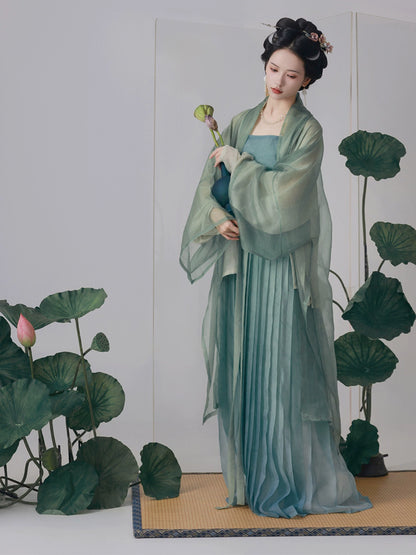 Shangyao Retreat Series Summer Green Song Hanfu