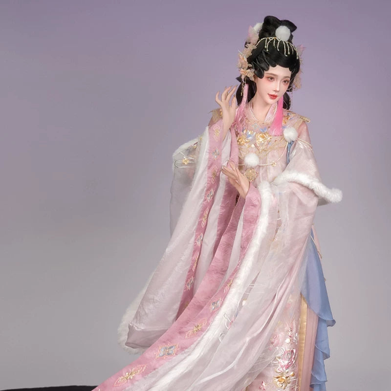 Ethereal Dreamscape Series Supreme Hanfu-Peach Branch Cloud Ballad